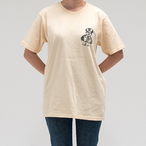 【ヨシタケシンスケ】『思わず考えちゃう』Tシャツ（明日やるよ）：XL