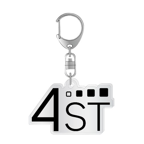 【4ST】アクリルキーホルダー ロゴ