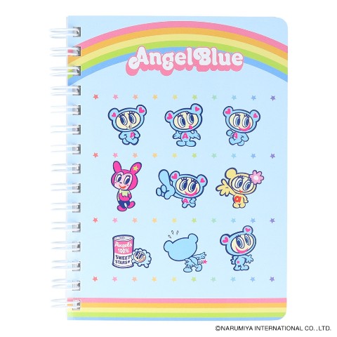 【Angel Blue】シールブックノートA6 ブルー