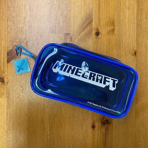 【Minecraft】クリアポーチ ブルー