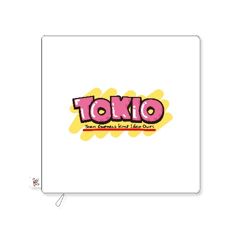 【株式会社TOKIO】クッション POP風ロゴ