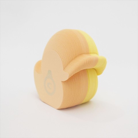 【鳥ふせん】Bird Sticky note Duck  アヒル orange/yellow【CRU-CIAL】