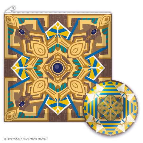 【Fate/Grand Order -神聖円卓領域キャメロット-】ポーチ＆ミラーセット（オジマンディアス）