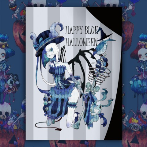 【芹沢】ハロウィン画集｢Happy Blue Halloween｣