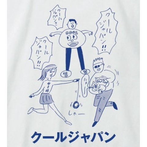 【おほしんたろう】「クールジャパン」Tシャツ(Lサイズ)