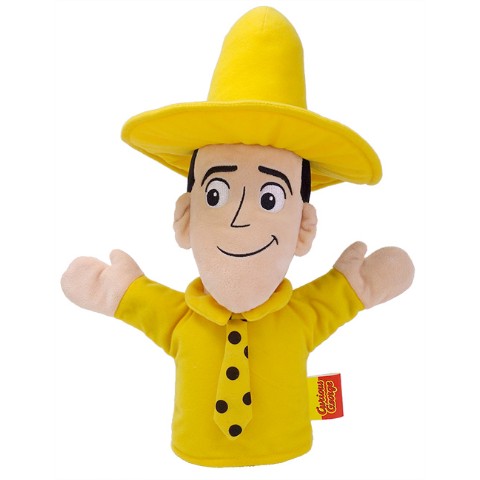 【おさるのジョージ】ハンドパペット　黄色い帽子のおじさん