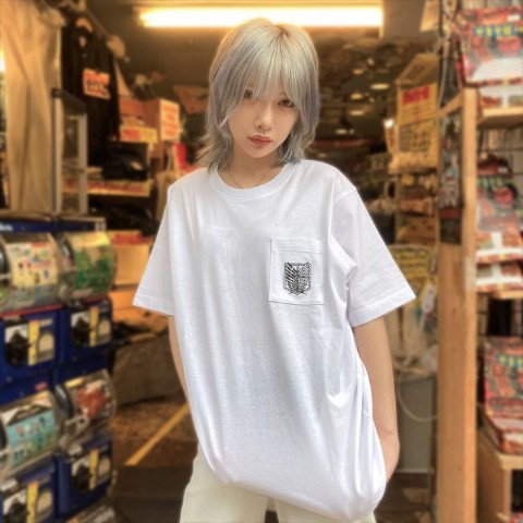 【進撃の巨人】エレン・リヴァイTシャツ WHITE Lサイズ