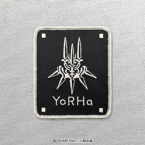 【NieR:Automata Ver1.1a】YoRHaワッペン縦（着脱式）