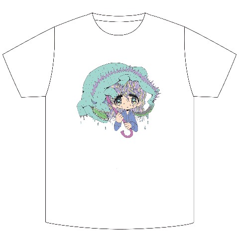 【宙*Sora】雨と友達になるTシャツ(Mサイズ)