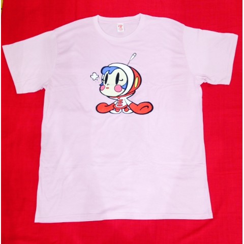 BIGMTeeシャツ（ワンピ風に着て欲しい）　ピンク　XXXLサイズ【OH!スーパーミルクチャン×ヴィレッジヴァンガード】