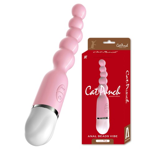 CatPunch A ANAL BEADS VIBE PINK