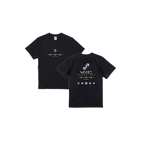 【SCARZ】Tシャツ　スマイル　ブラック　XL