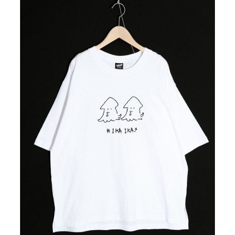 【ScoLar Parity】♯IKAIKA刺繍Tシャツ / オフホワイト
