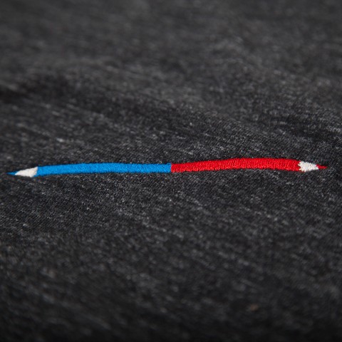 【Tcollector】赤青鉛筆Tシャツ　ユニセックスM