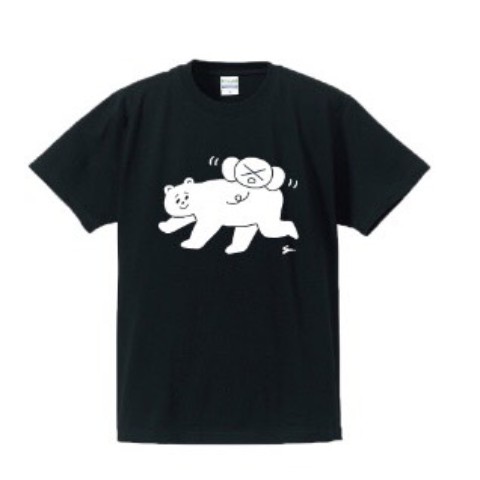 【ピエール中野×ますださえこ】 コラボグッズ第二弾 BIGTシャツ (BK)