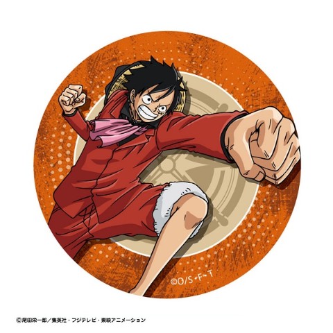 【ONE PIECE】ＢＩＧ缶バッジ(ルフィ)