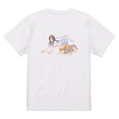 【ナースさくら】 Tシャツ　ホワイト　ポーズ　XL