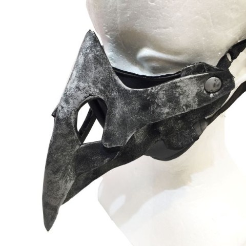 【th61】スタイリッシュなペストマスクみたい　鉄っぽい仕上げバージョン　204号
