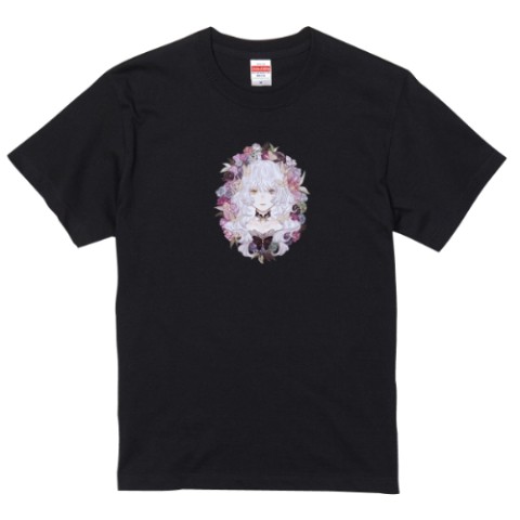 【shirone】Tシャツ 「飾りの標本」 XL