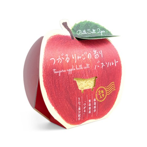 みちのく便り 津軽リンゴの香り バスソルト2包入り / 雑貨通販 ヴィレッジヴァンガード公式通販サイト