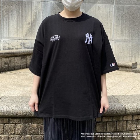 【MLB】Tシャツ ニューヨーク・ヤンキース ブラック（Mサイズ）