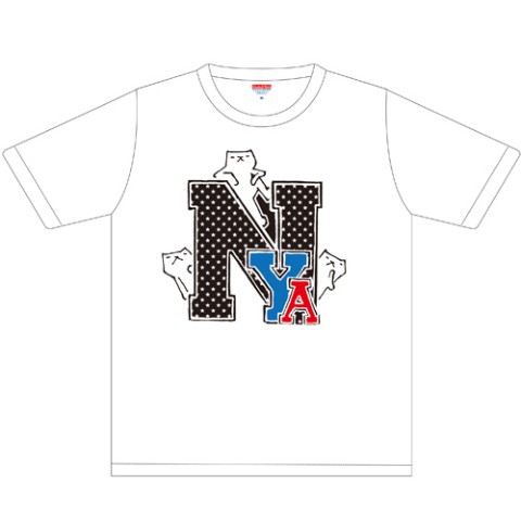 【フテネコ】Oreno NYA!×3 Tシャツ（WHITE）/S