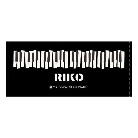 【RIKO】タオル BK