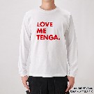 【TENGA】LOVE ME TENGA 長袖Tシャツ/ホワイト（Sサイズ）