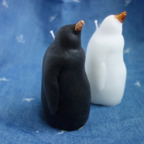 【コハコキャンドル】 ブラックペンギン