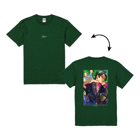 【グノーシア(第3弾)】Tシャツ/アイビーグリーン（沙明）XLサイズ＜ブロマイド1枚付き＞