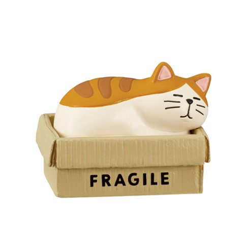 【HAPPY cat day】みっちり猫小物入れ　ダンボール箱