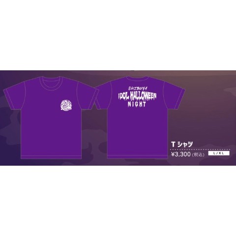 【SHIBUYA IDOL HALLOWEEN NIGHT】ゑんら/Tシャツ（XLサイズ)