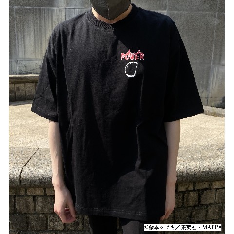 【チェンソーマン】Tシャツ パワー ブラック（フリーサイズ）