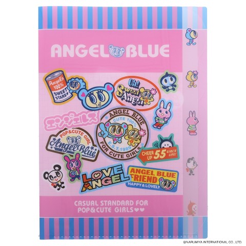 【Angel Blue】ダイカットクリアファイル5P ピンク
