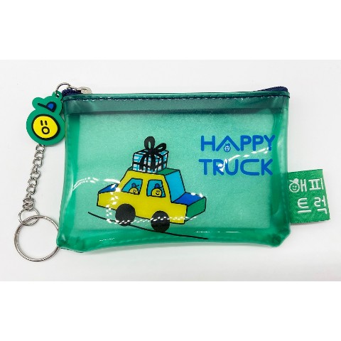 【HAPPY TRUCK】PVCポーチ　GR