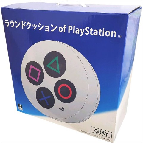 “PlayStation”ラウンドクッション グレー
