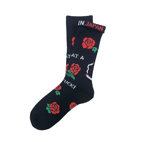 【ching&co.】ROSE -black- Socks