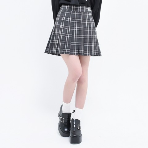 【TRAVAS TOKYO】Pleated skirt 【Gray】