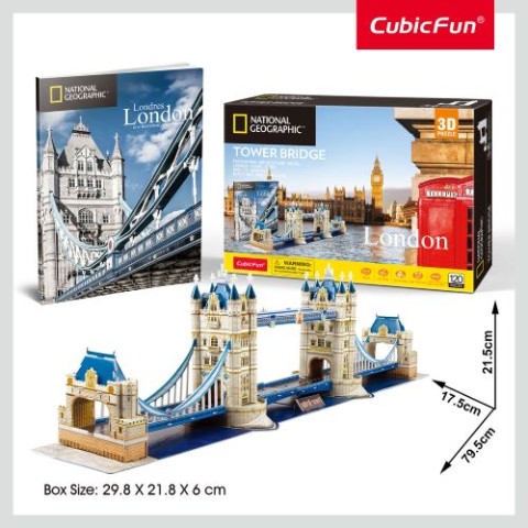 【Cubicfun】ナショナルジオグラフィック シティトラベラーシリーズ タワーブリッジ