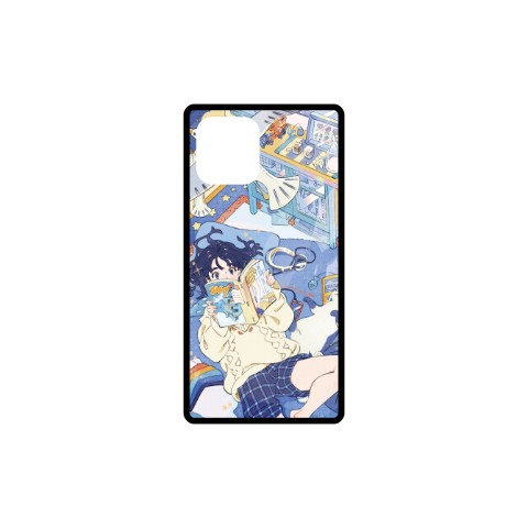 【海島千本】iPhoneケース-Blue-12用