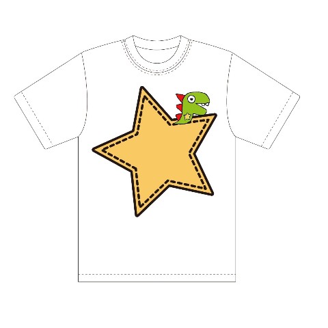 【トイキッズ】☆スターTシャツ（110サイズ）