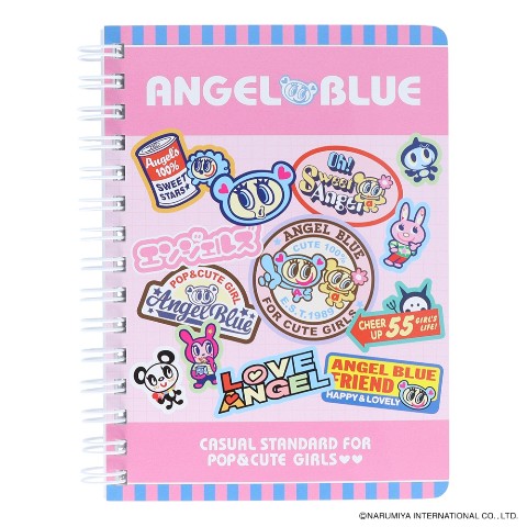 【Angel Blue】シールブックノートA6 ピンク