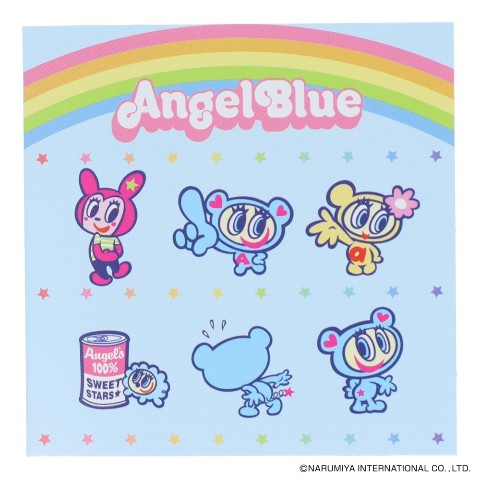 【Angel Blue】ブック型付箋 ブルー