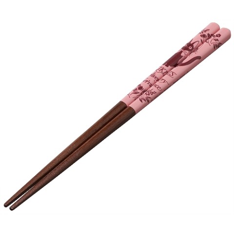【ジブリ】塗り箸（21cm）　魔女の宅急便（ピンク